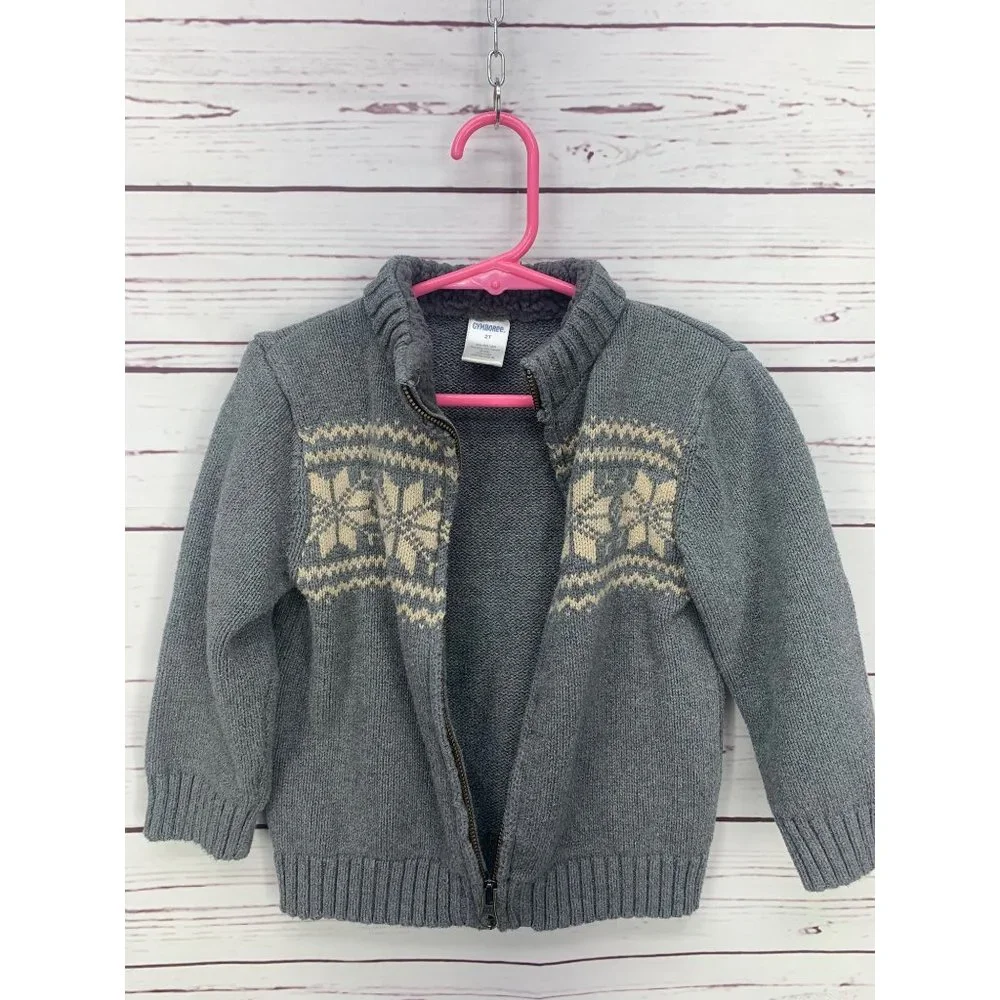 Gymboree gray snowflake